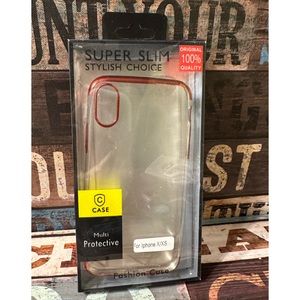 New Red Slim iPhone X Case Holder